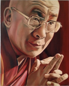 Michael J Ferrari Dali Lama painting