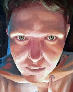 michael ferrari selfie painting 2